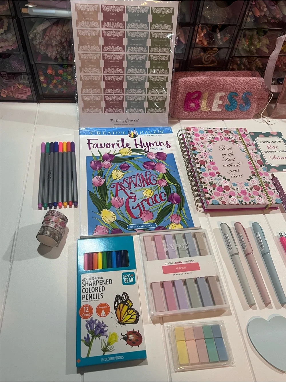 Faith Based Journaling and Bible accessories bundle